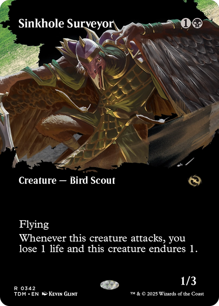 Image of Sinkhole Surveyor (Borderless) (TDM-342) - Tarkir: Dragonstorm: (Showcase) (Borderless)