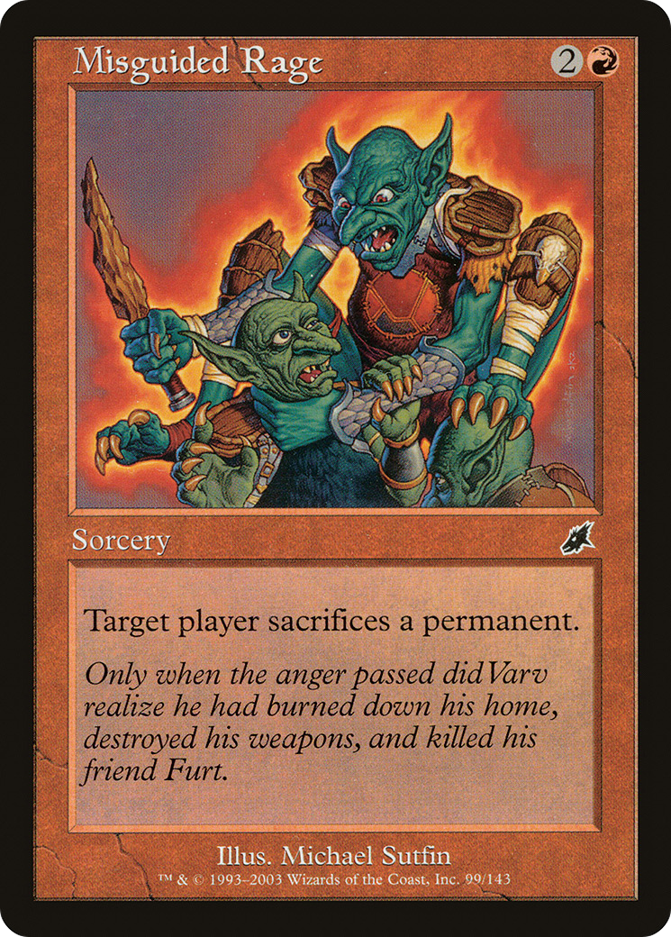 Image of Misguided Rage (SCG-099) - Scourge