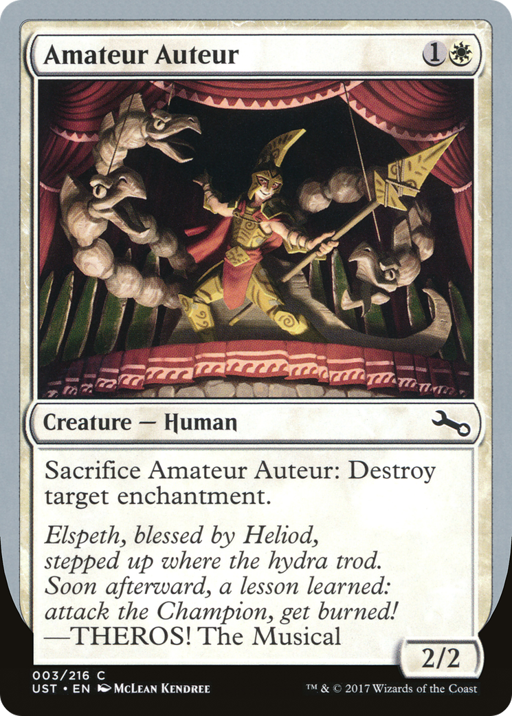 Image of Amateur Auteur (C) (UST-03C) - Unstable Foil