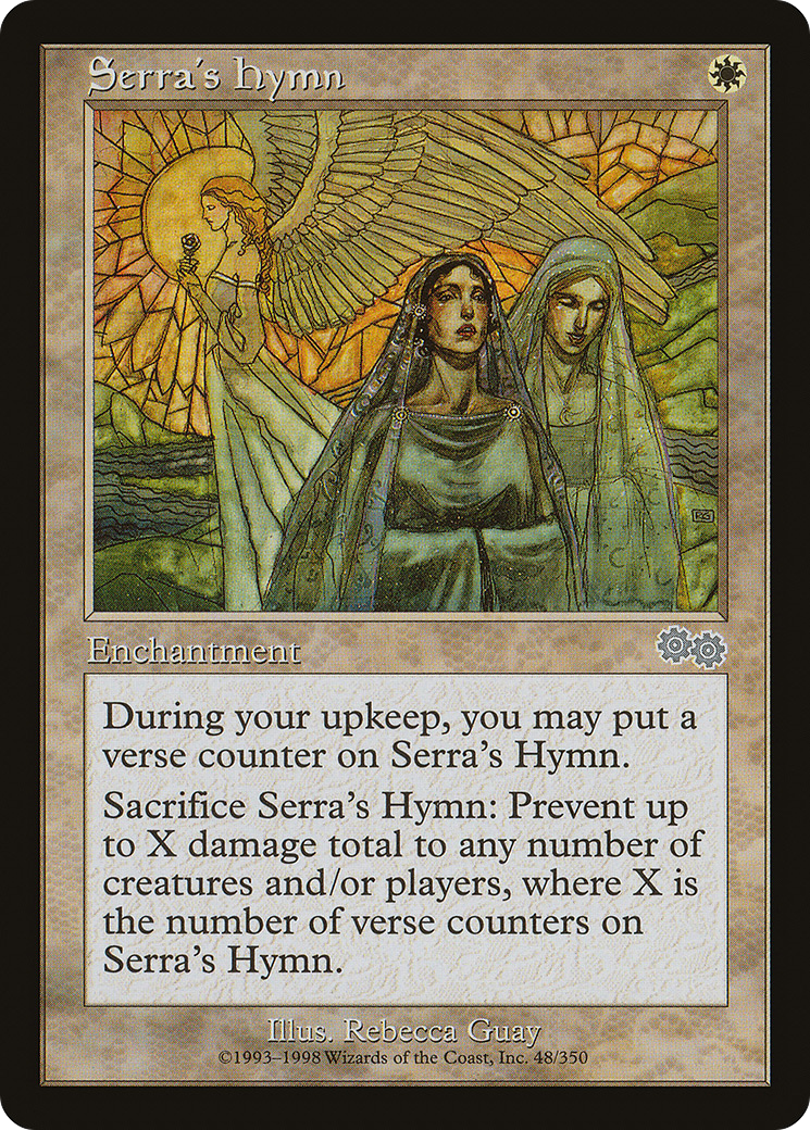 Image of Serra's Hymn (USG-048) - Urza's Saga
