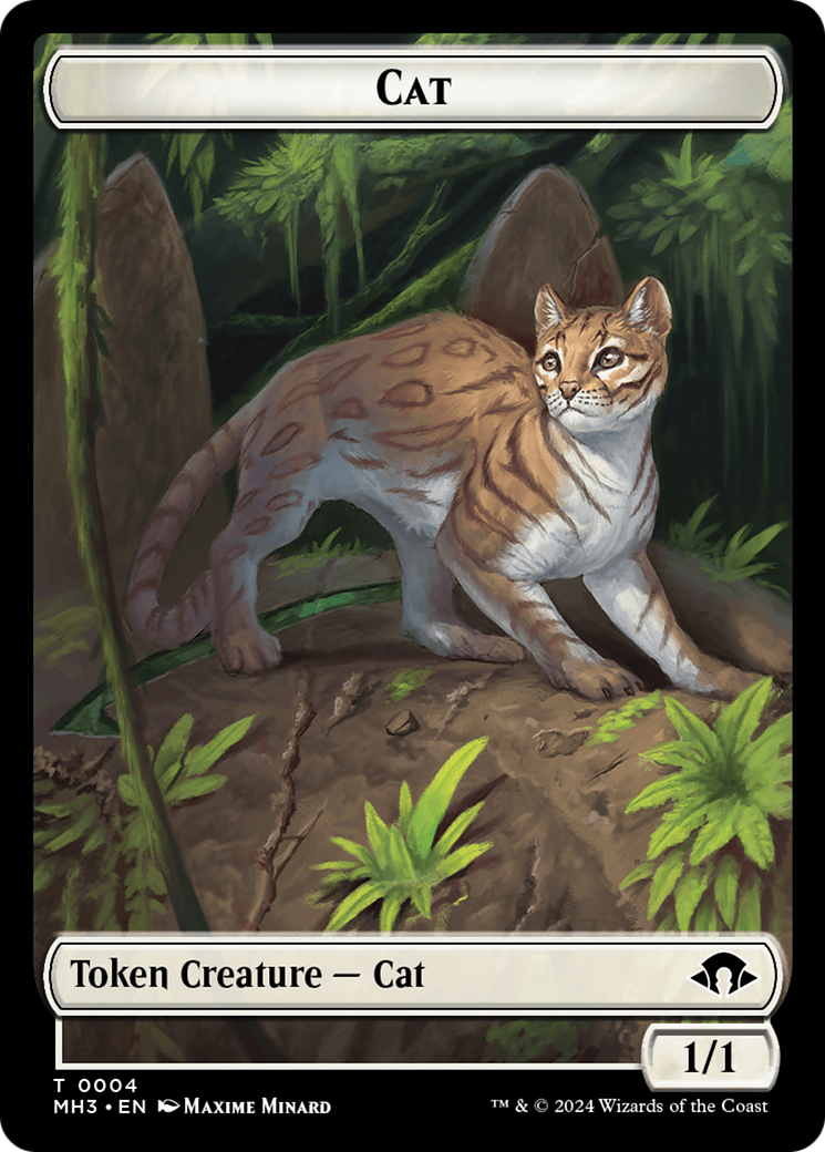 Image of Cat (TMH3-004) - Modern Horizons 3 Tokens Foil