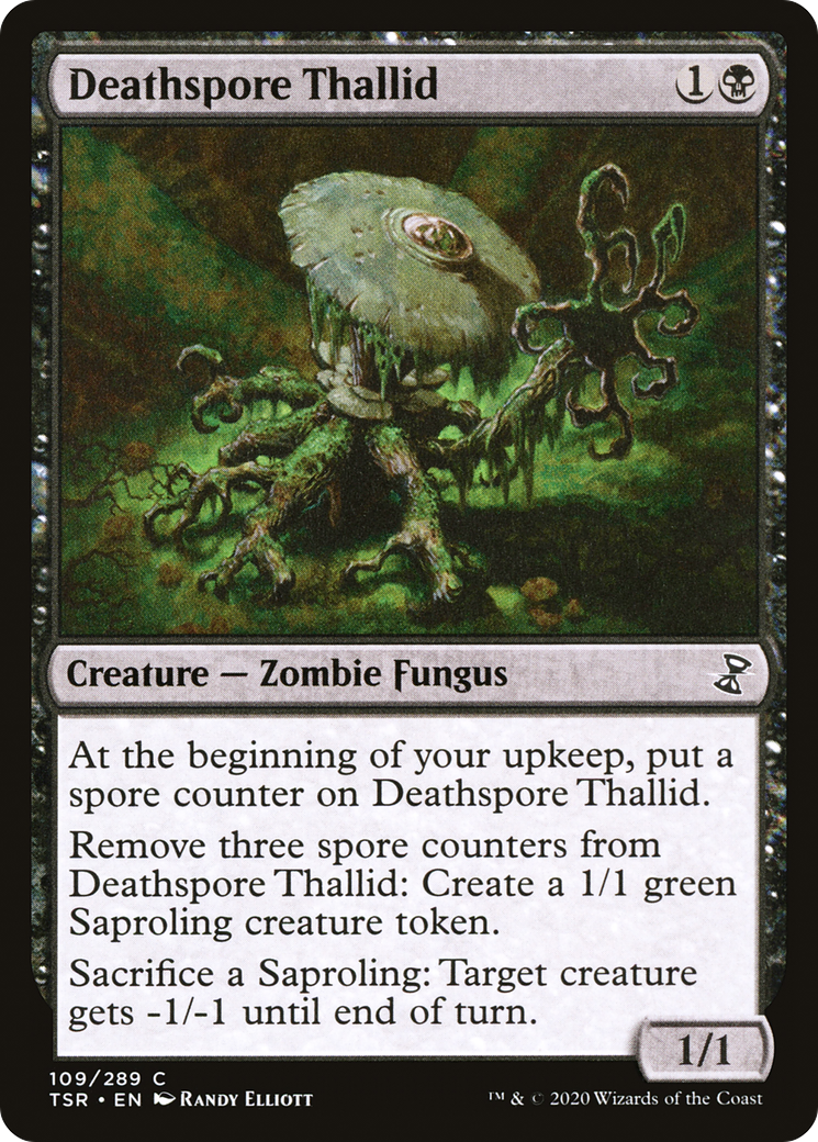 Image of Deathspore Thallid (TSR-109) - Time Spiral Remastered Foil