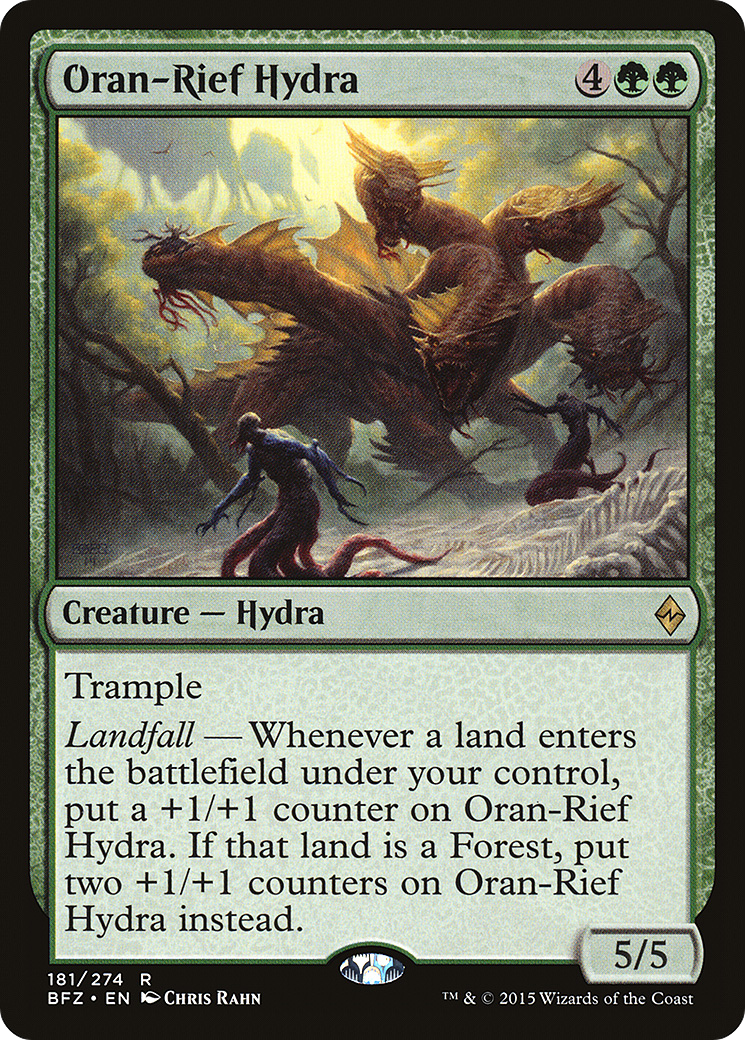 Image of Oran-Rief Hydra (BFZ-181) - Battle for Zendikar