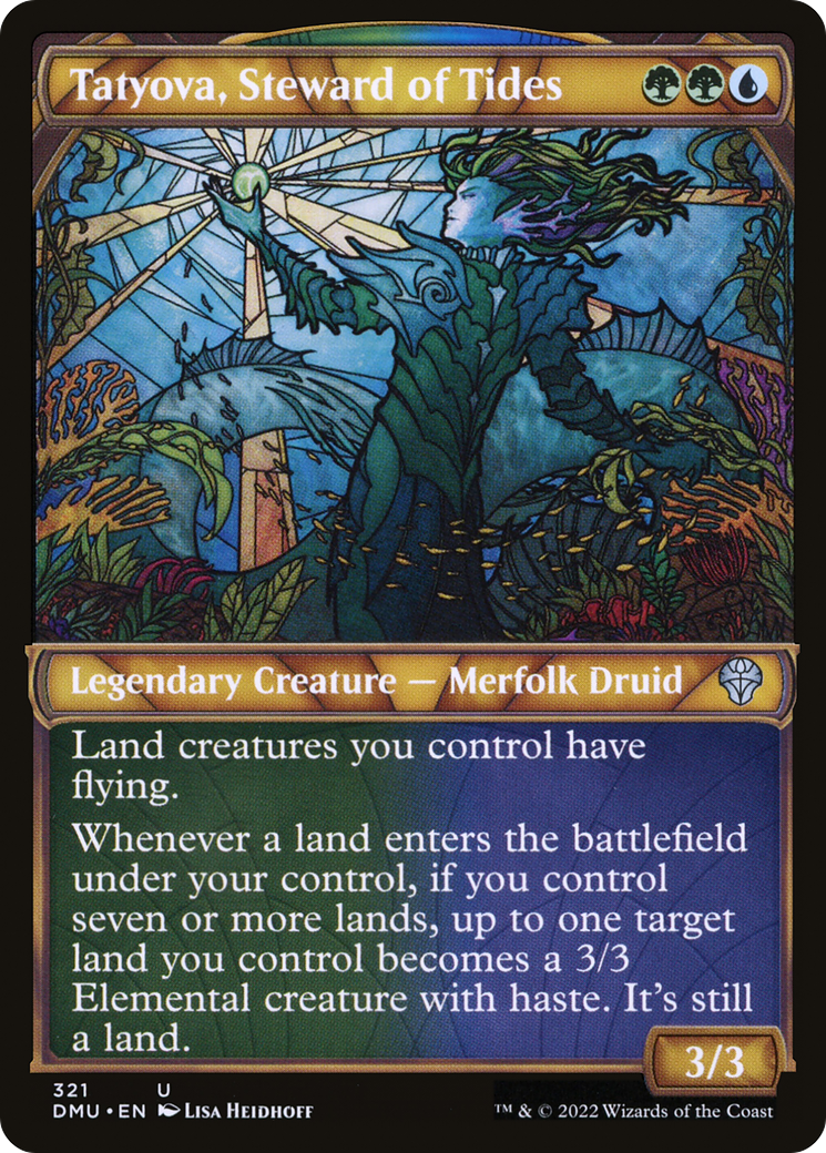 Image of Tatyova, Steward of Tides (Showcase) (DMU-321) - Dominaria United: (Showcase) Foil