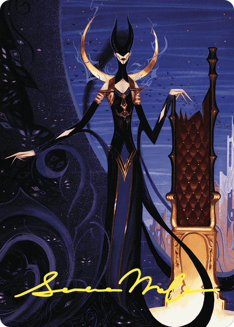 Image of Ashiok, Wicked Manipulator // Ashiok, Wicked Manipulator (AWOE-057) - Wilds of Eldraine Art Series (Borderless) Foil