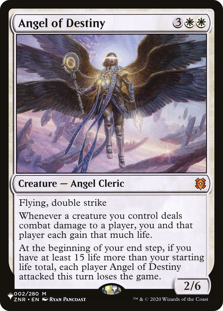 Image of Angel of Destiny (LIST-ZNR-2) - The List Foil