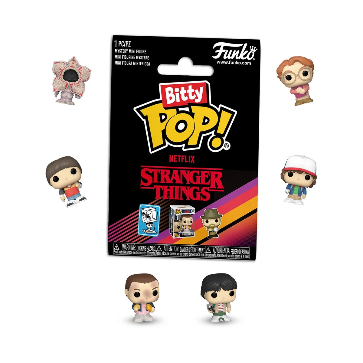 Image of Stranger Things Season 1 Funko Bitty Pop! Singles