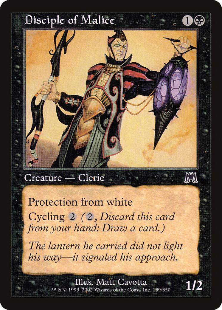 Image of Disciple of Malice (ONS-139) - Onslaught Foil