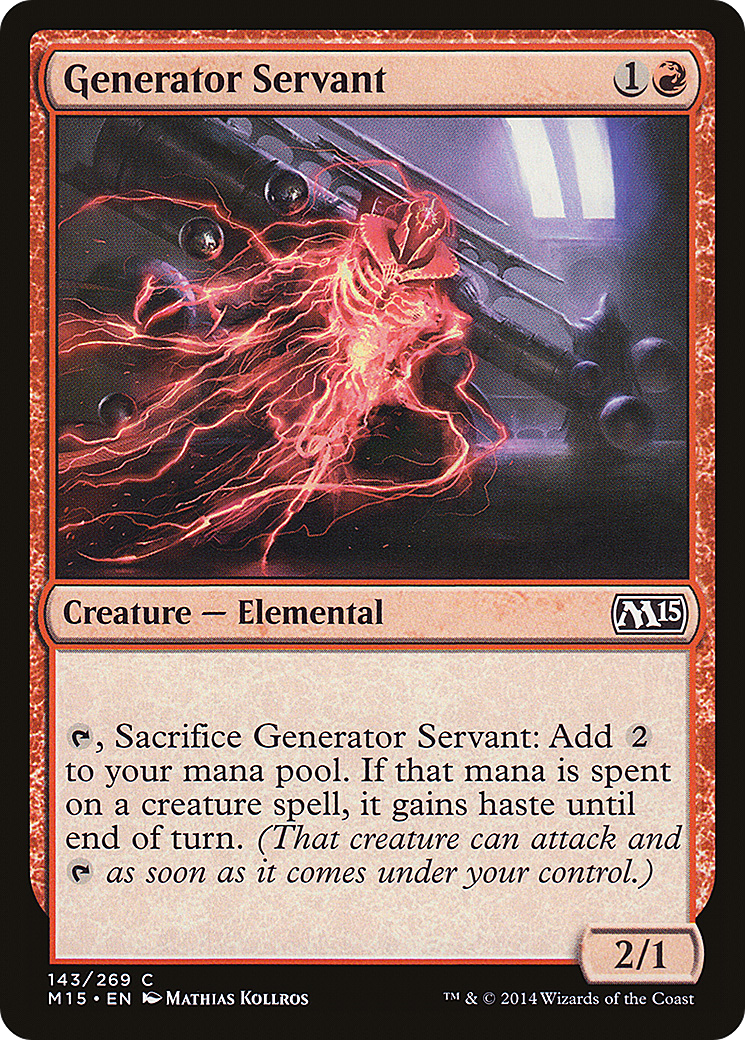 Image of Generator Servant (M15-143) - Magic 2015 Foil