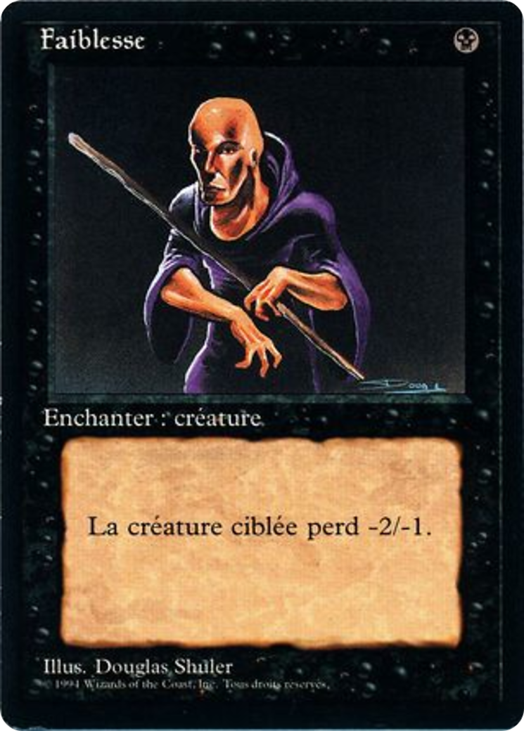 Image of Weakness (FBB-) - Foreign Black Border