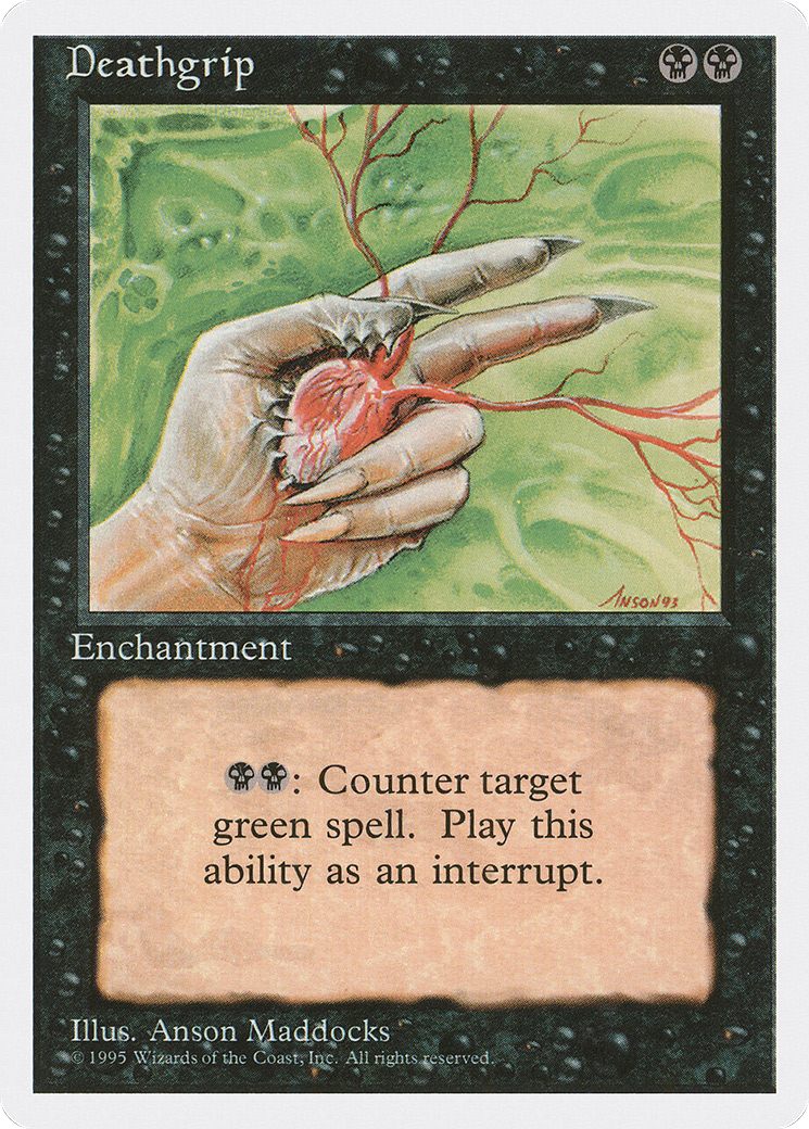 Image of Deathgrip (4ED-014) - Fourth Edition