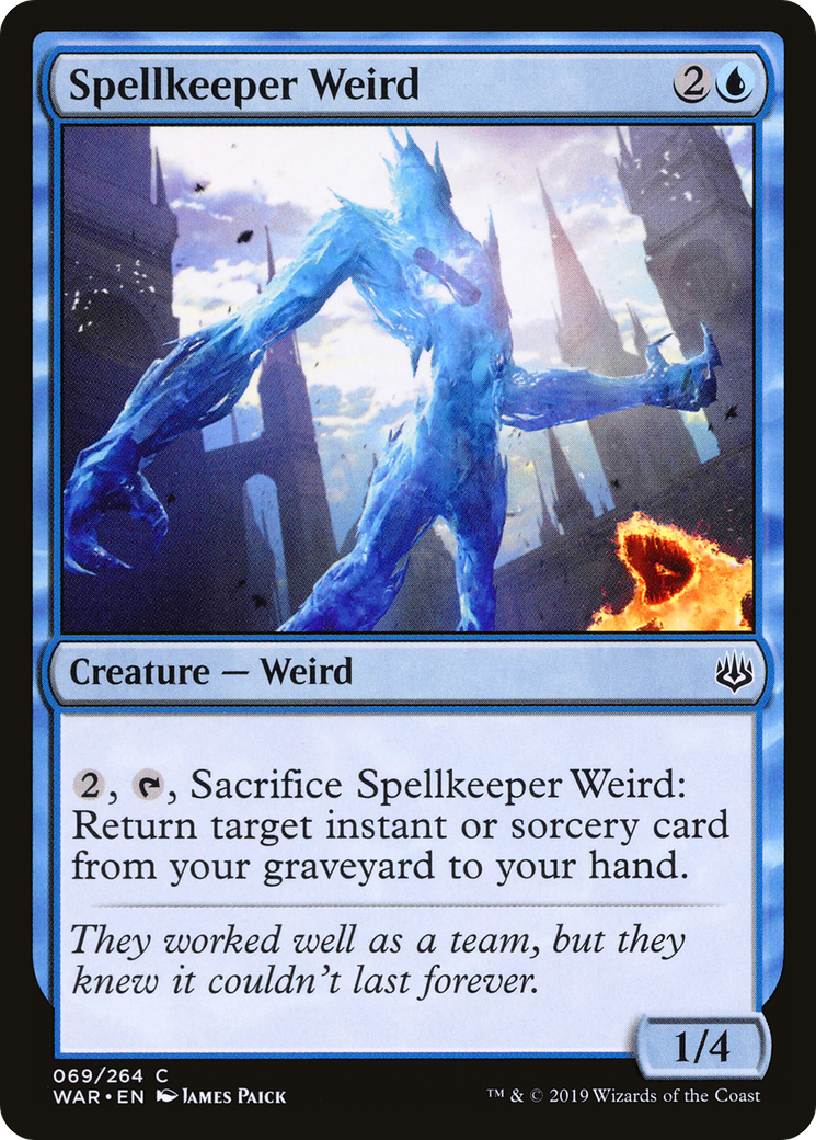 Image of Spellkeeper Weird (WAR-069) - War of the Spark