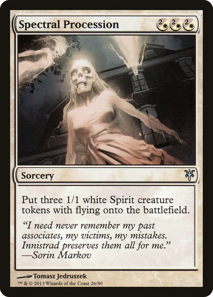 Image of Spectral Procession (DDK-026) - Duel Decks: Sorin vs. Tibalt