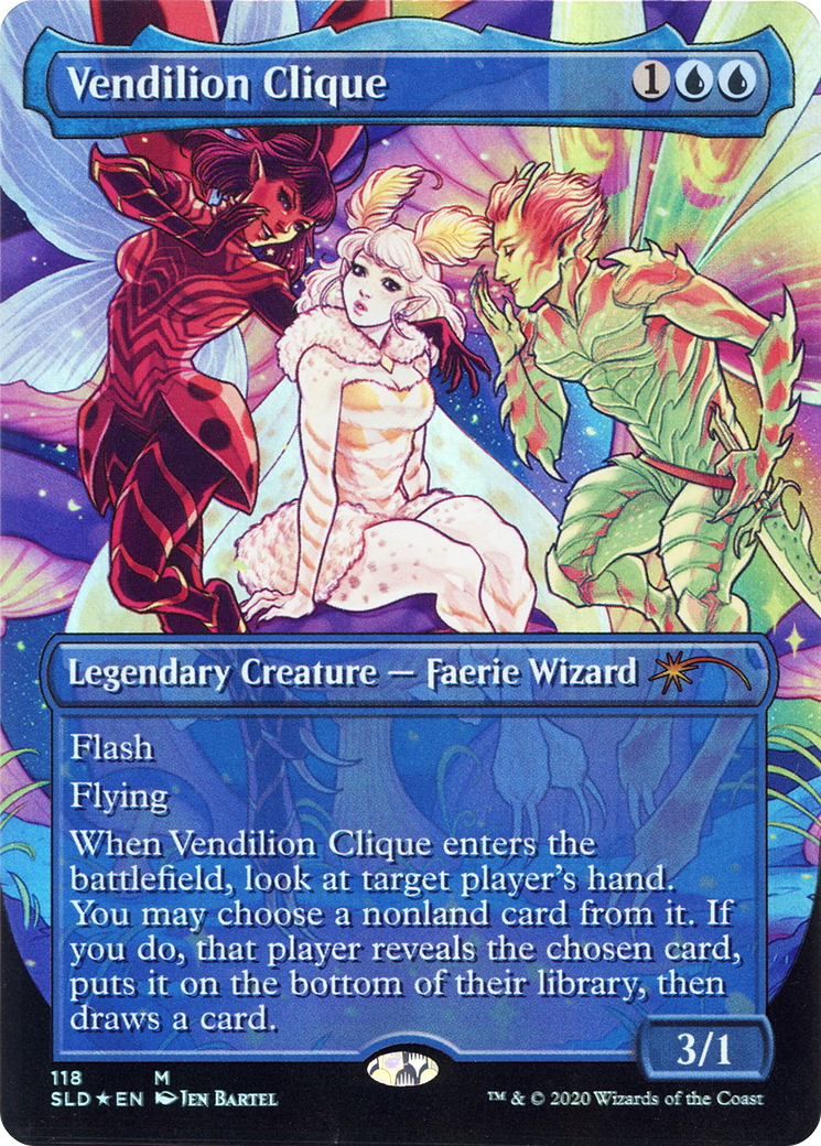 Image of Vendilion Clique (SLD-118) - Secret Lair Drop (Borderless) Foil