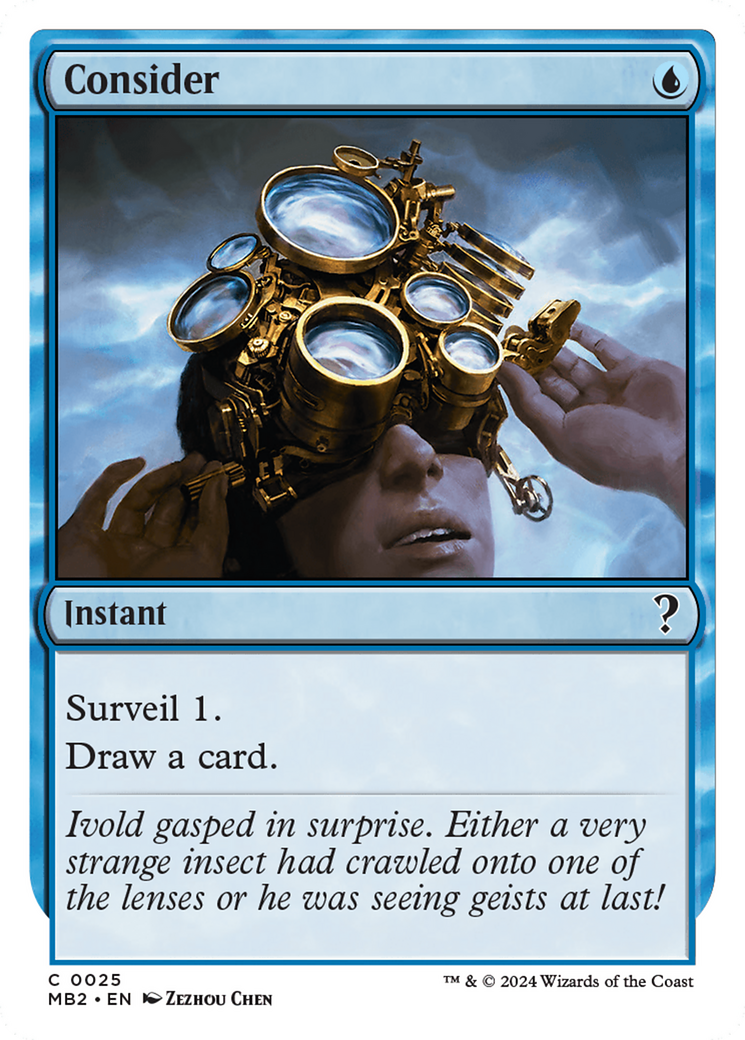 Image of Consider (White Border) (MB2-025) - Mystery Booster 2