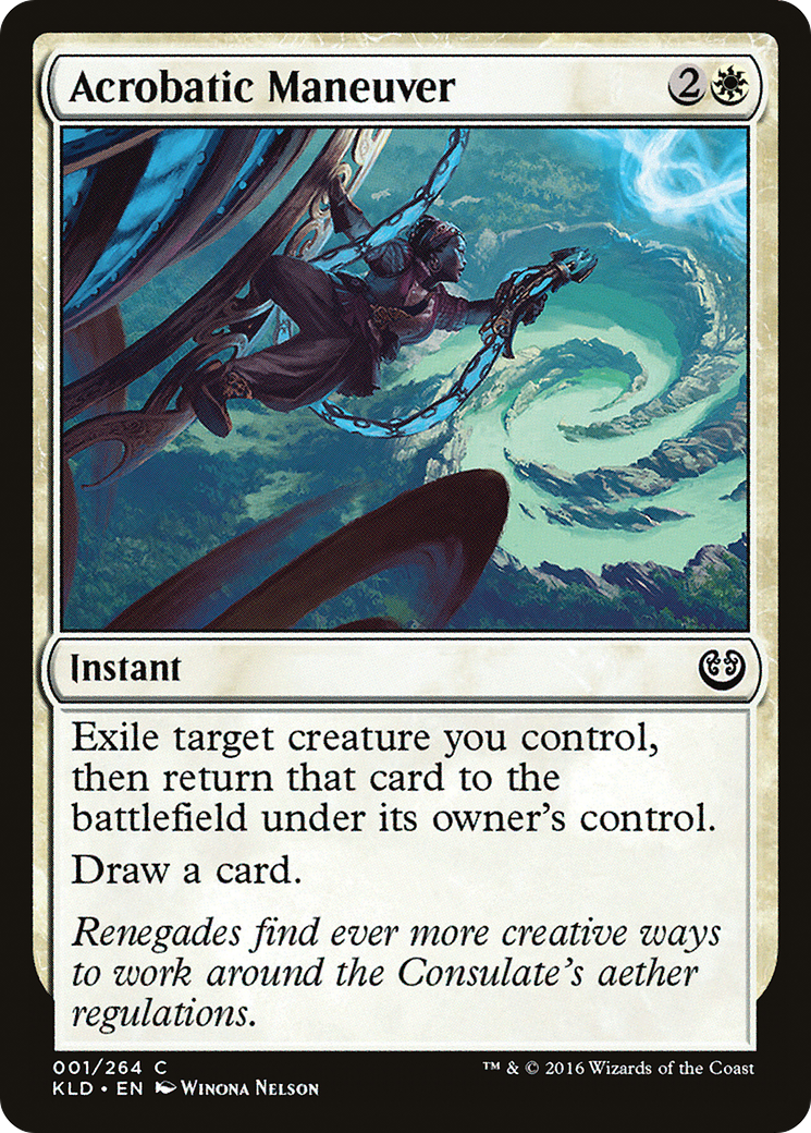 Image of Acrobatic Maneuver (KLD-001) - Kaladesh Foil