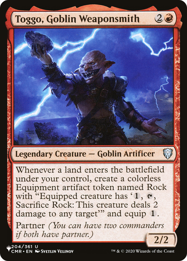 Image of Toggo, Goblin Weaponsmith (LIST-CMR-204) - The List