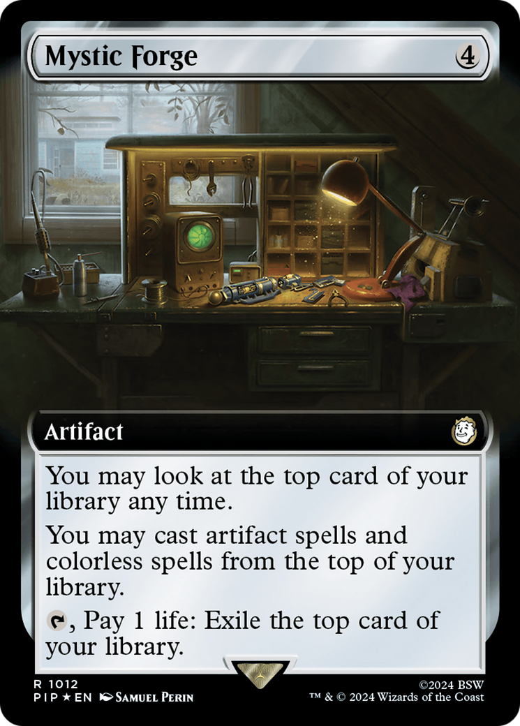 Image of Mystic Forge (Extended Art) (Surge Foil) (PIP-1012) - Fallout: (Extended Art) Foil