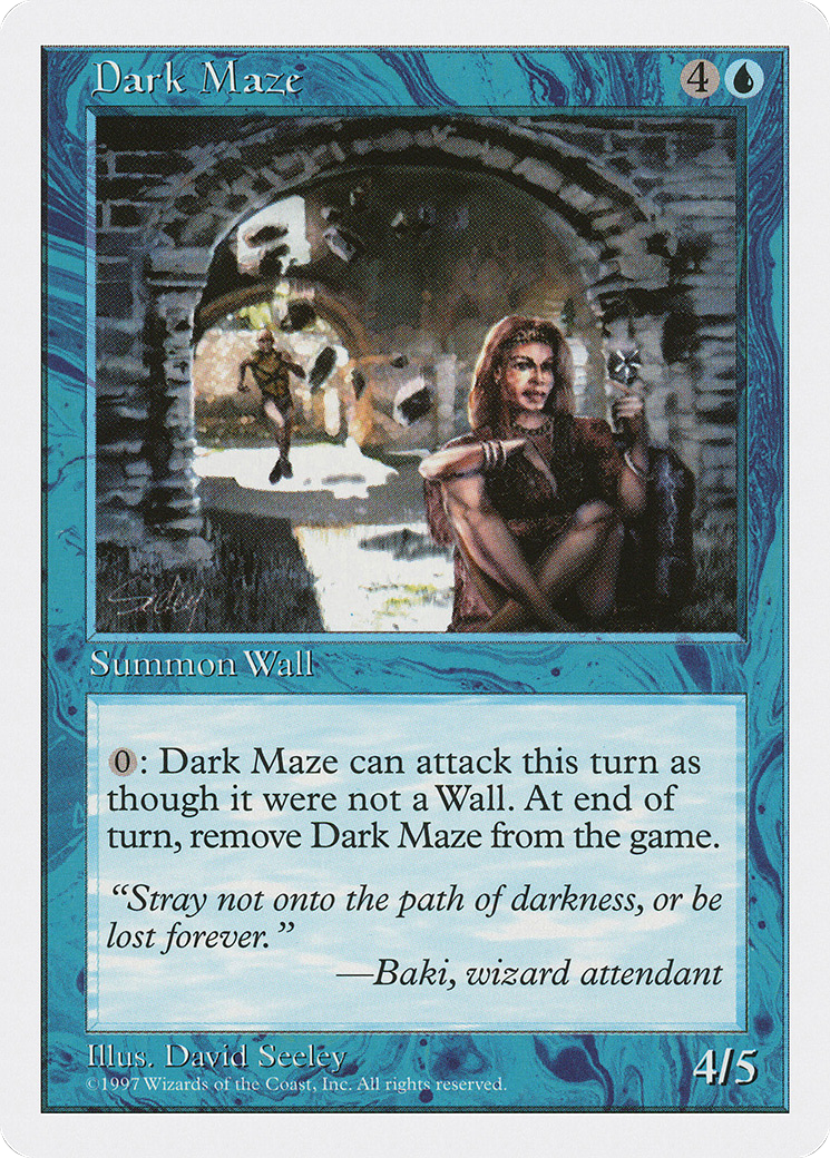 Image of Dark Maze (5ED-080) - Fifth Edition