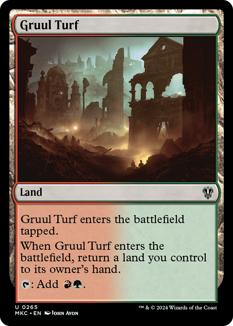 Image of Gruul Turf (MKC-265) - Murders at Karlov Manor Commander