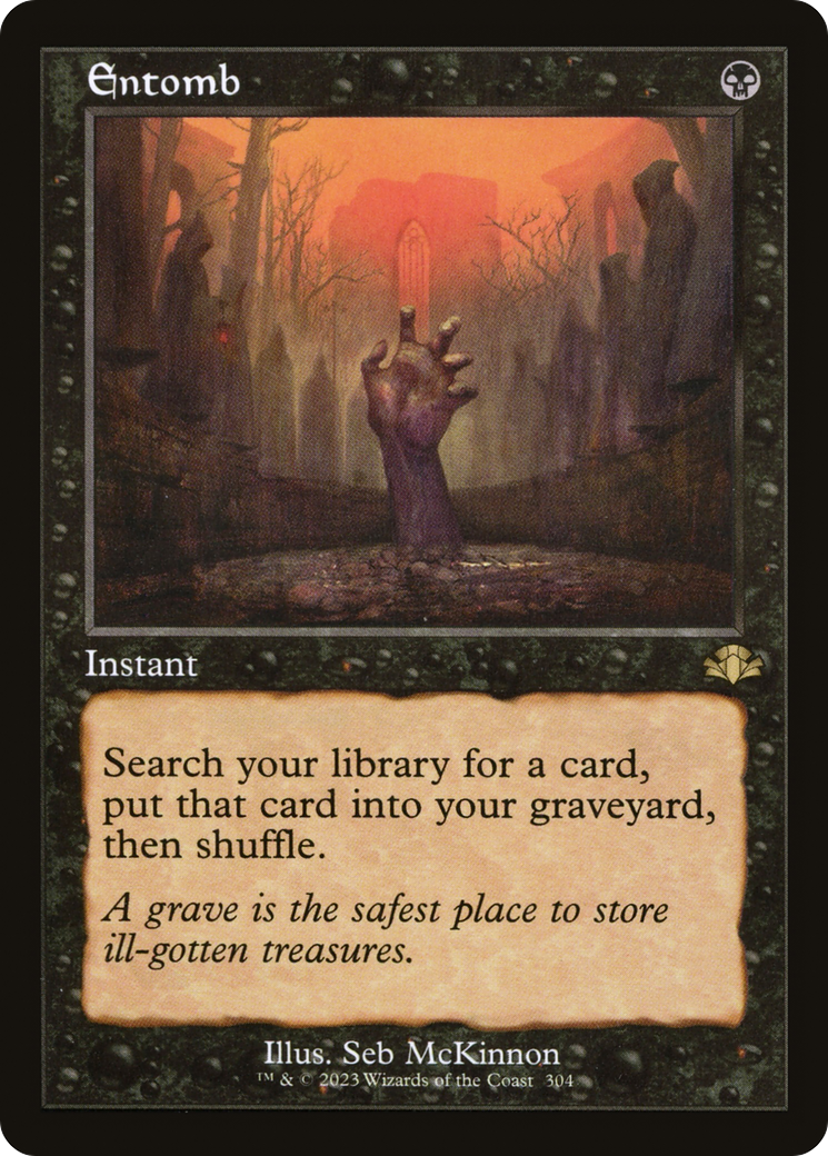 Image of Entomb (Retro Frame) (DMR-304) - Dominaria Remastered