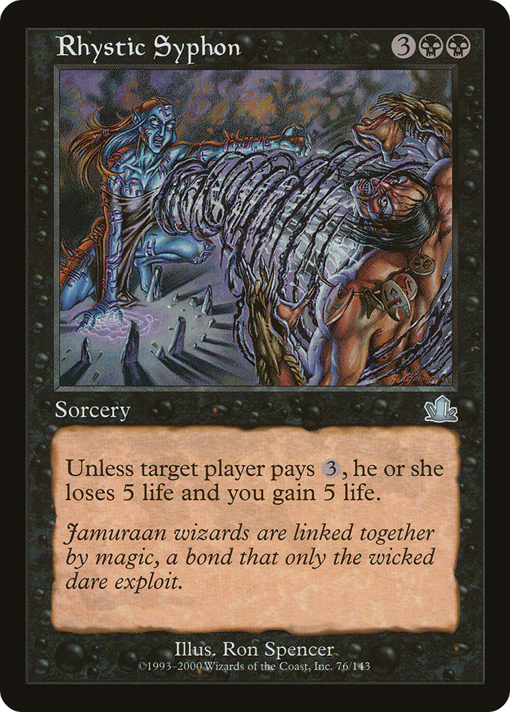 Image of Rhystic Syphon (PCY-076) - Prophecy Foil