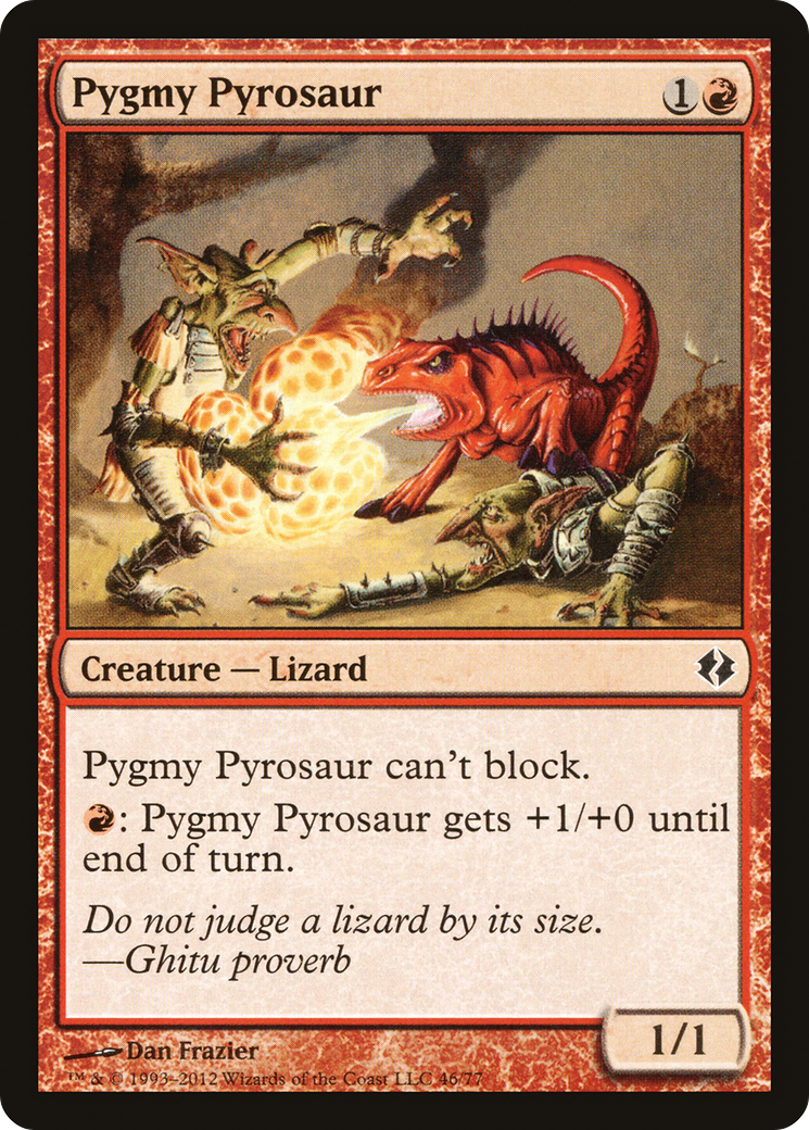 Image of Pygmy Pyrosaur (DDI-046) - Duel Decks: Venser vs. Koth