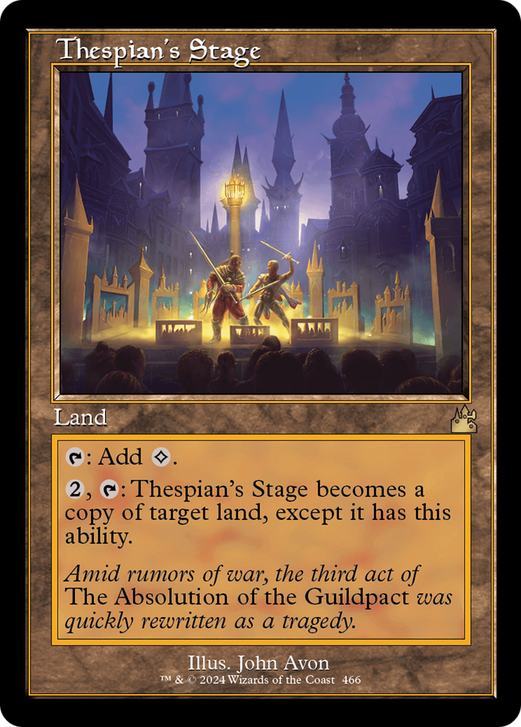 Image of Thespian's Stage (Retro Frame) (RVR-466) - Ravnica Remastered