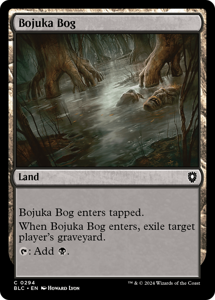 Image of Bojuka Bog (BLC-294) - Bloomburrow Commander