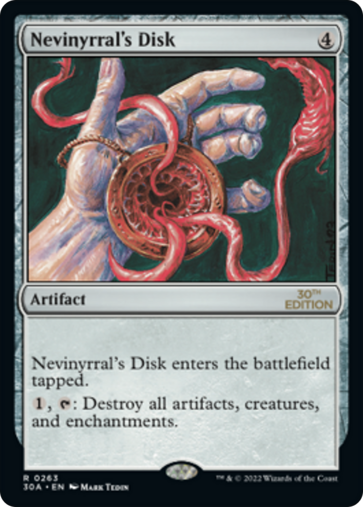 Image of Nevinyrral's Disk (30A-263) - 30th Anniversary Edition