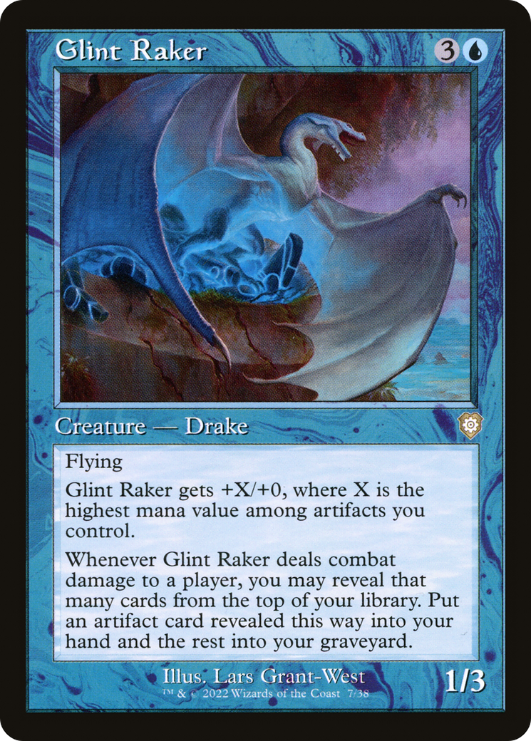 Image of Glint Raker (Retro Frame) (BRC-007) - The Brothers' War Commander