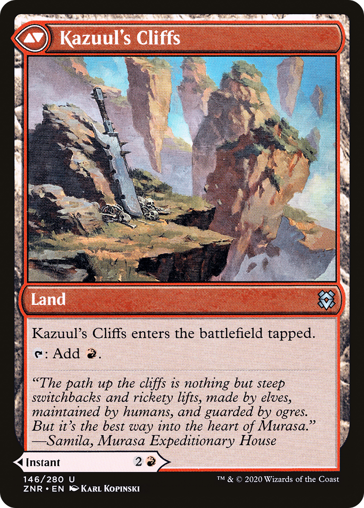 Image of Kazuul's Fury (ZNR-146) - Zendikar Rising Foil
