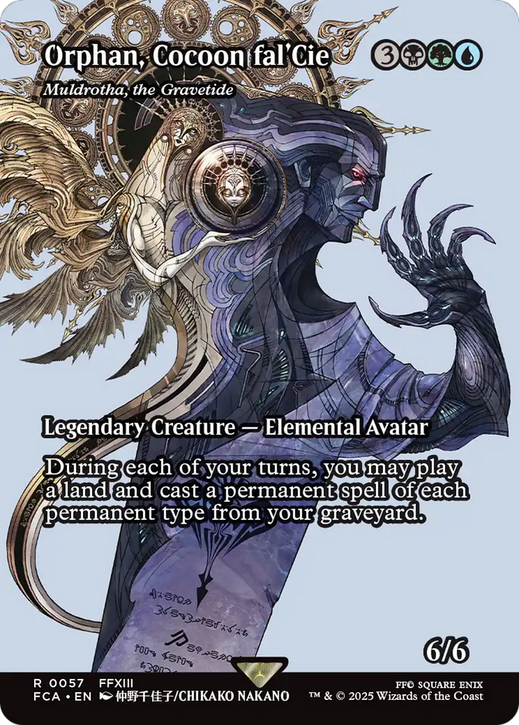 Image of Orphan, Cocoon fal'Cie - Muldrotha, the Gravetide (Showcase) (FCA-057) - FINAL FANTASY: Through the Ages / Orphan, Cocoon fal'Cie (Borderless)