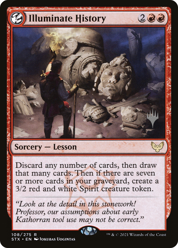 Image of Illuminate History (PPSTX-108P) - Strixhaven: School of Mages Promos: (lesson)