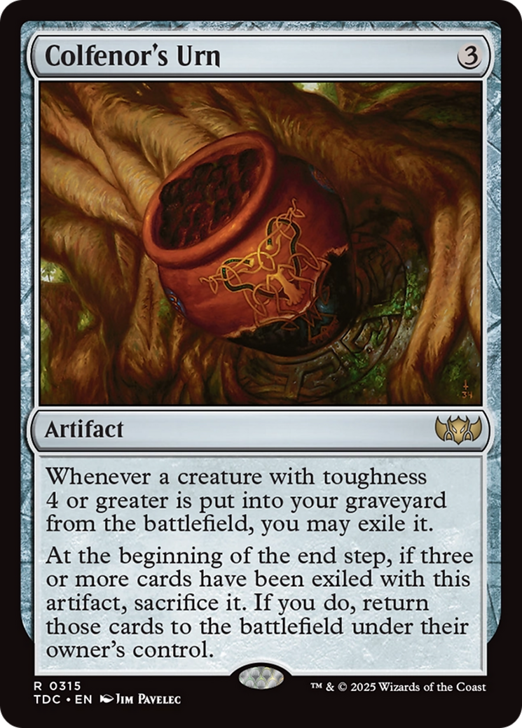 Image of Colfenor's Urn (TDC-315) - Commander: Tarkir: Dragonstorm