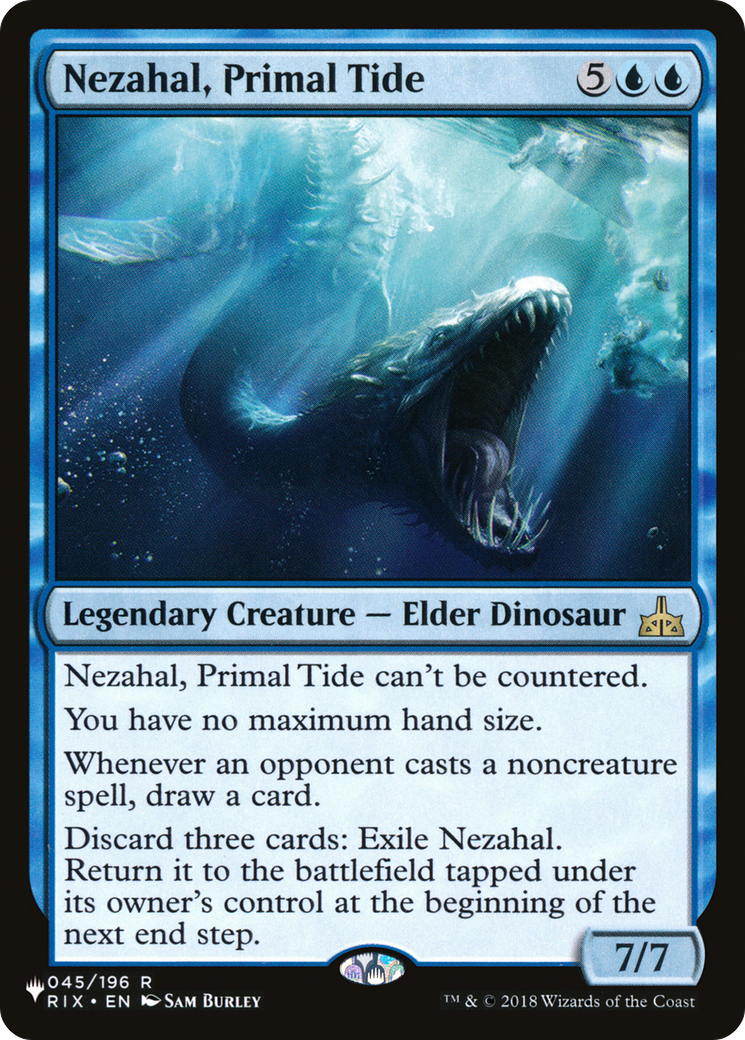 Image of Nezahal, Primal Tide (LIST-RIX-45) - The List