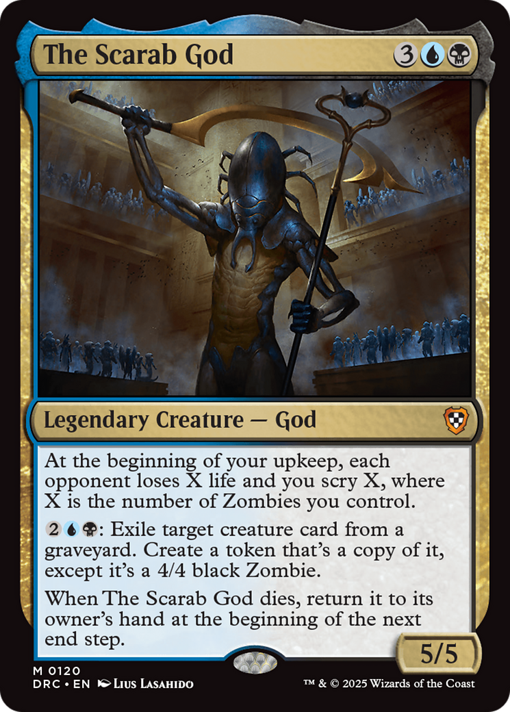 Image of The Scarab God (DRC-120) - Commander: Aetherdrift
