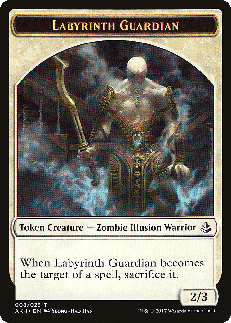 Image of Labyrinth Guardian Token (AKH-008) - Amonkhet Tokens