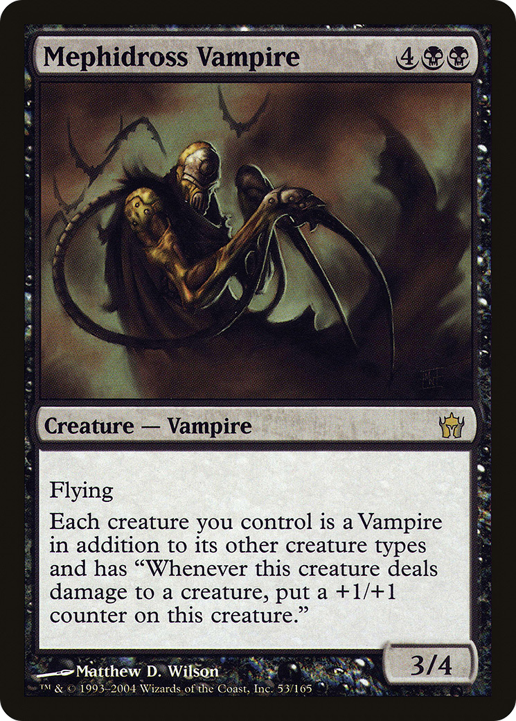 Image of Mephidross Vampire (5DN-053) - Fifth Dawn Foil