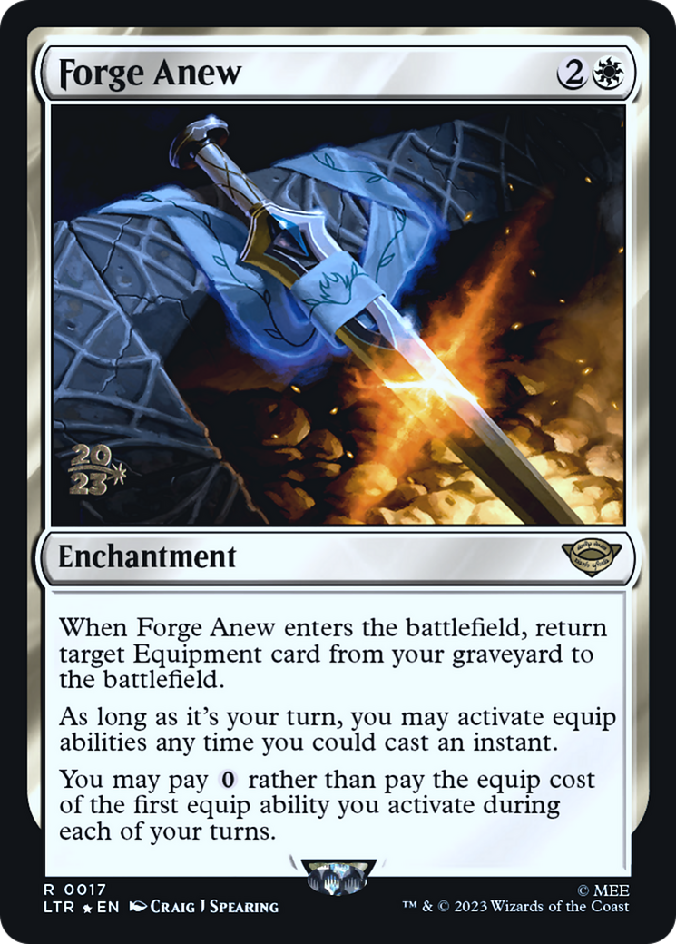 Image of Forge Anew (PRE-017) - Tales of Middle-earth Promos Foil