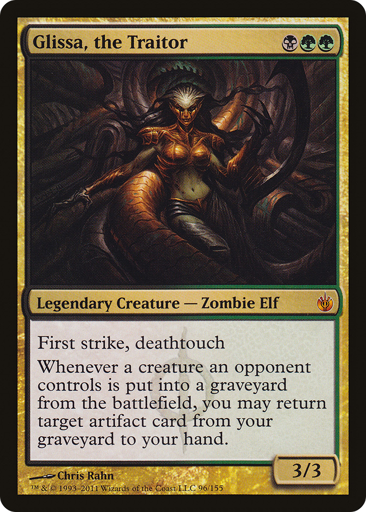 Image of Glissa, the Traitor (MBS-096) - Mirrodin Besieged