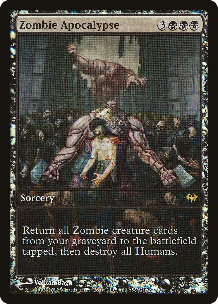 Image of Zombie Apocalypse (GAME-080) - Dark Ascension Promos Foil