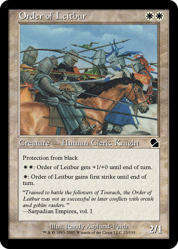 Image of Order of Leitbur (ME1-022) - Masters Edition Foil