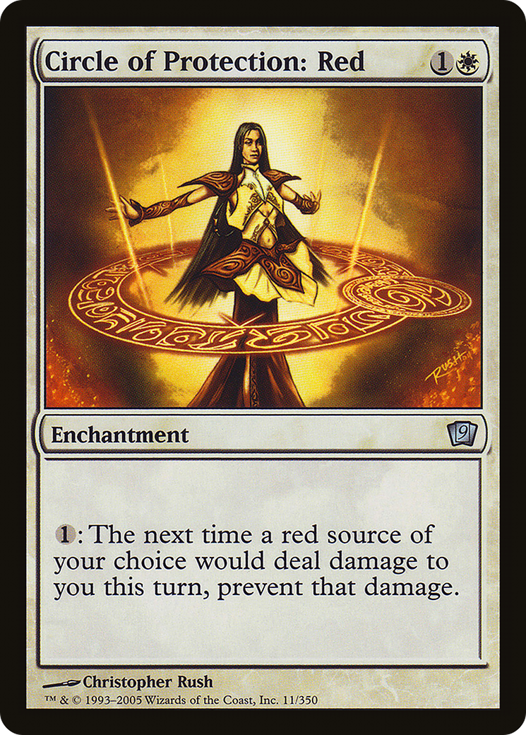 Image of Circle of Protection: Red (9ED-011) - 9th Edition