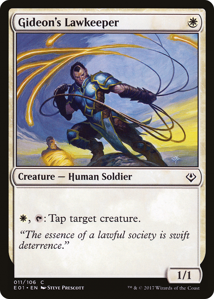 Image of Gideon's Lawkeeper (AC2-011) - Archenemy: Nicol Bolas