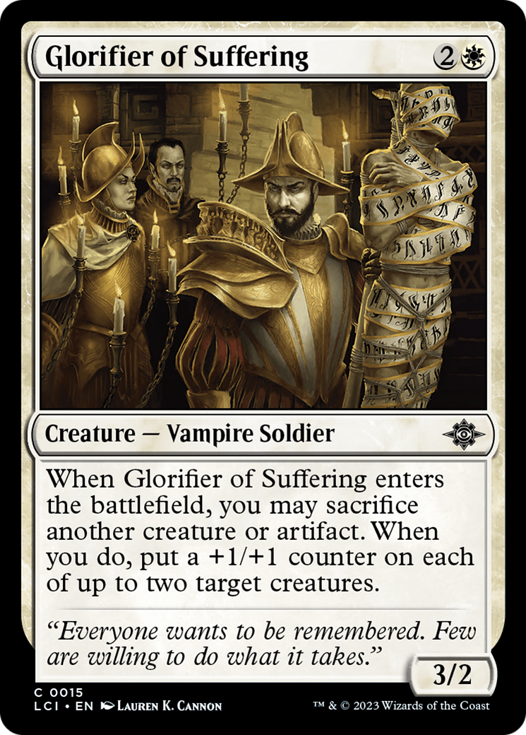 Image of Glorifier of Suffering (LCI-015) - The Lost Caverns of Ixalan