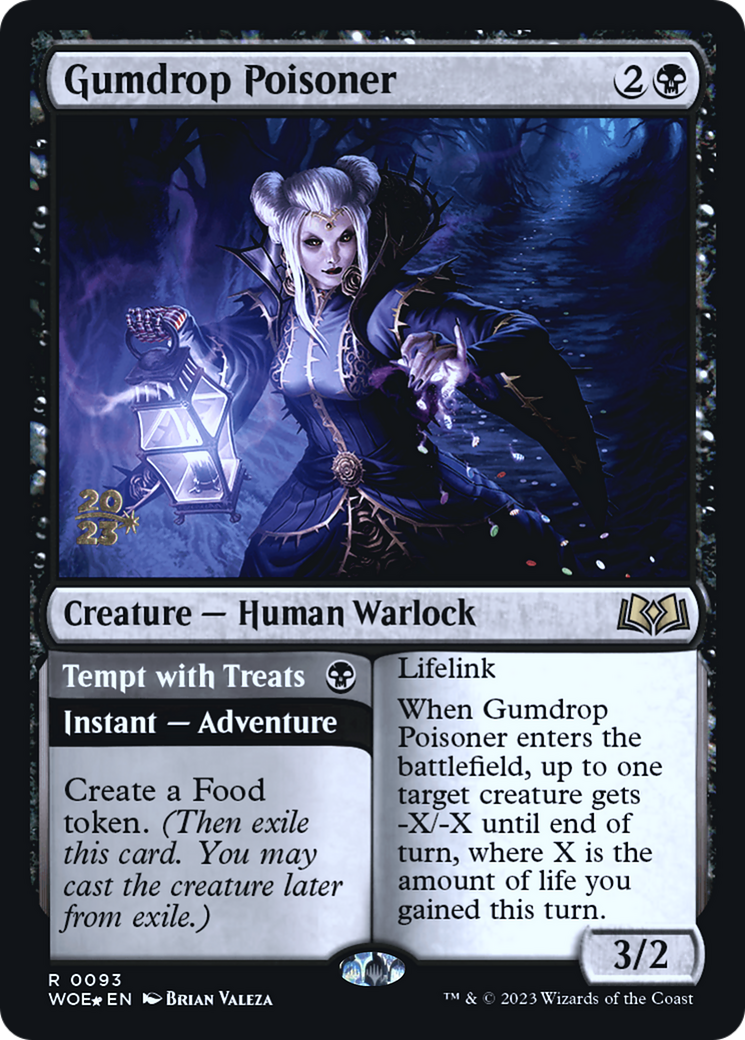 Image of Gumdrop Poisoner (PRE-093) - Wilds of Eldraine Promos Foil