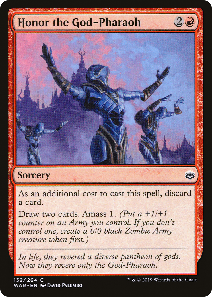 Image of Honor the God-Pharaoh (WAR-132) - War of the Spark Foil