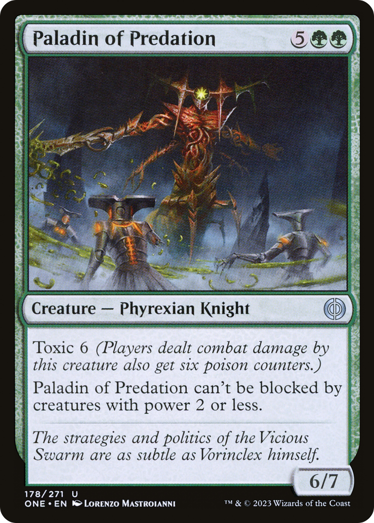 Image of Paladin of Predation (ONE-178) - Phyrexia: All Will Be One