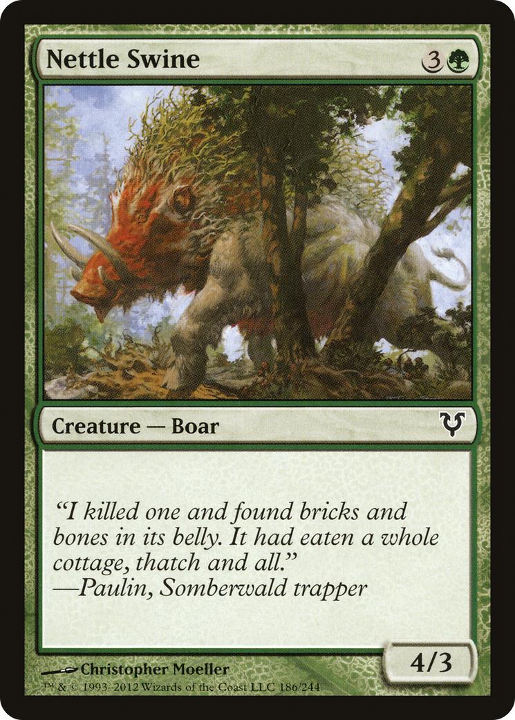 Image of Nettle Swine (AVR-186) - Avacyn Restored